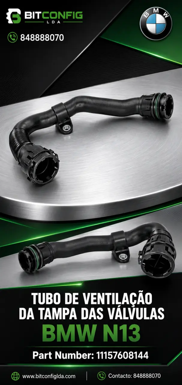 Tubo de ventilação da tampa das válvulas, BMW N13