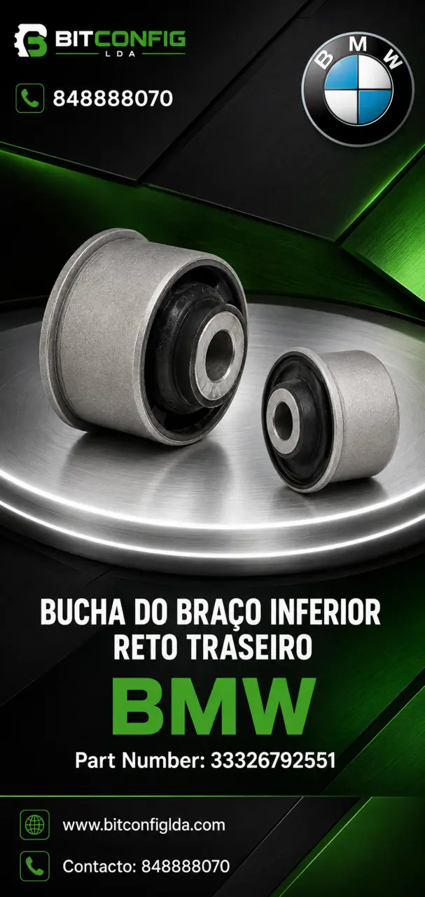 Bucha do braço inferior reto traseiro