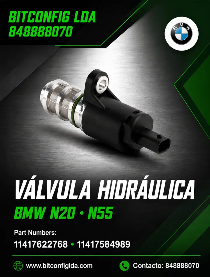 N20 N55  Valvula Hidraulica  Hydraulic valve