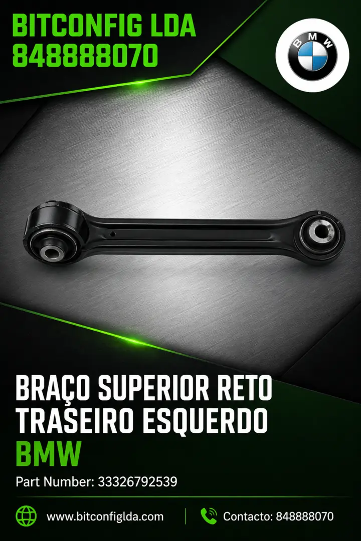 Braço superior reto traseiro esquerdo