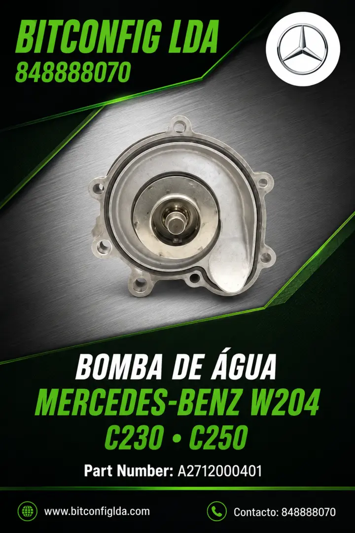 bomba de agua  W204 C250 C230