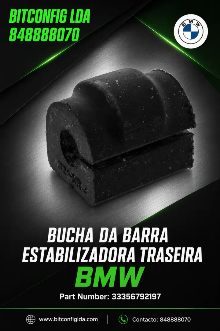 Bucha de borracha da barra estabilizadora Traseiro