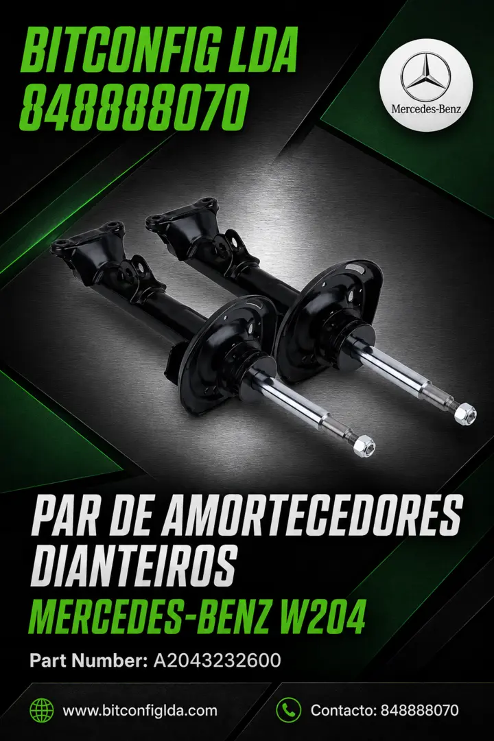 Amortecedores de frente para W204 par