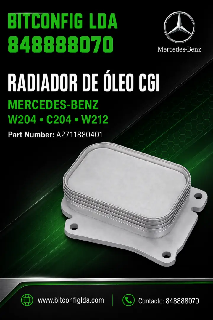 Oil Cooler CGI W204  C204 W212
