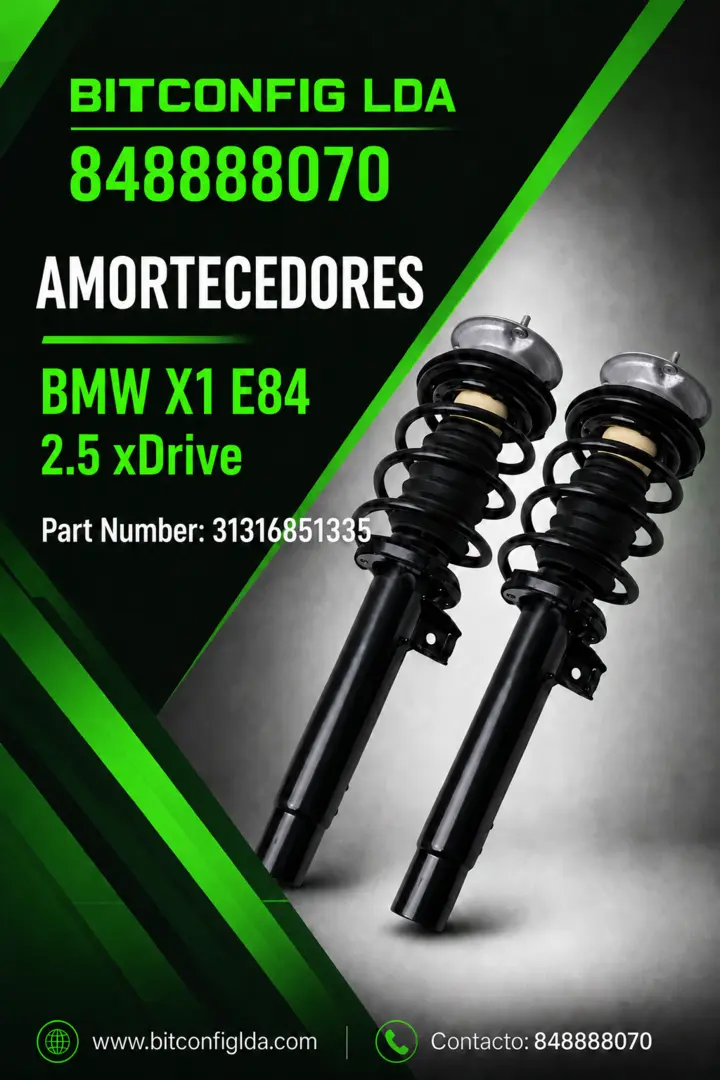 Amotecedores Frontais Par com Mola X1 Xdrive 4x4 N52 N20