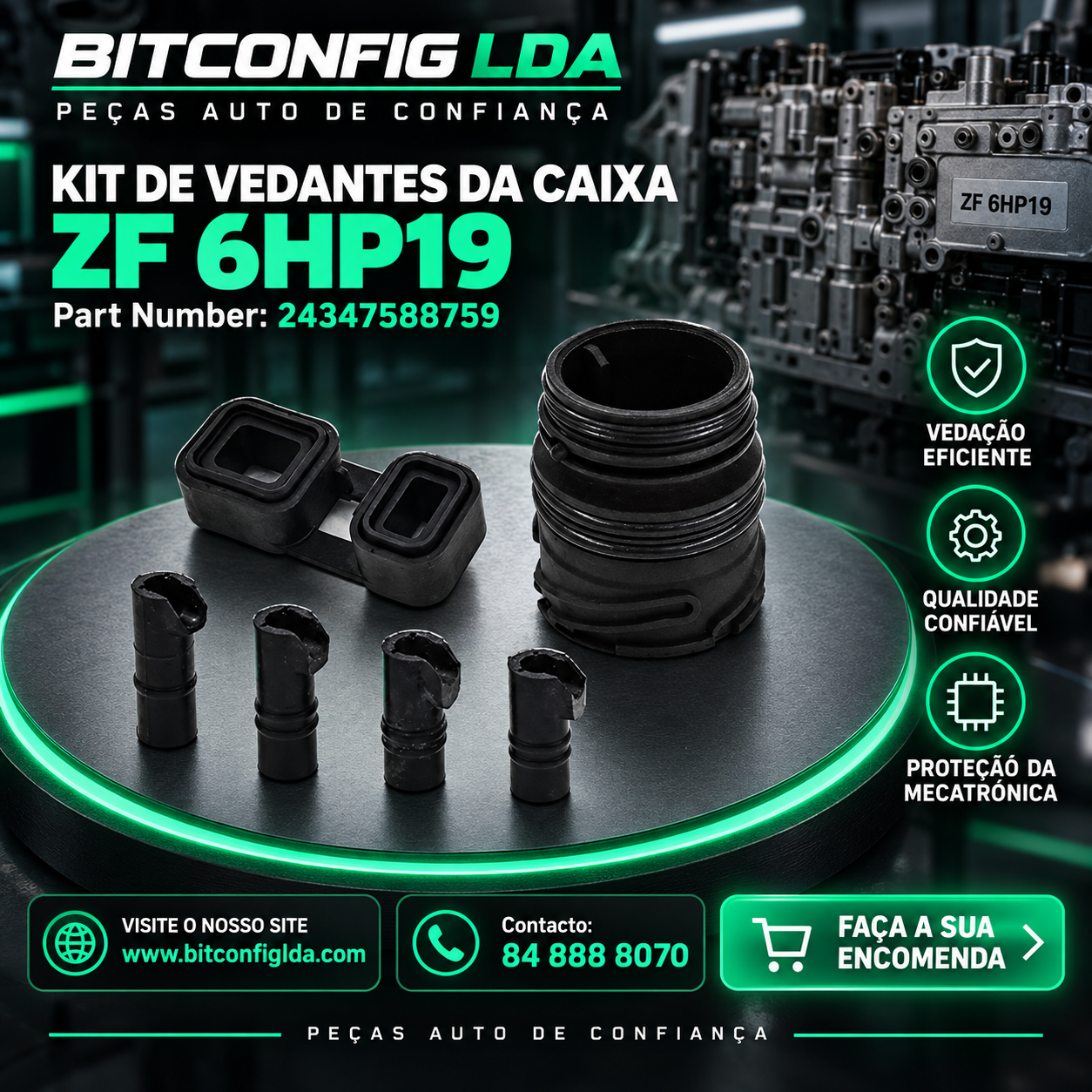 Kit de Vedantes de Caixa 6HP19