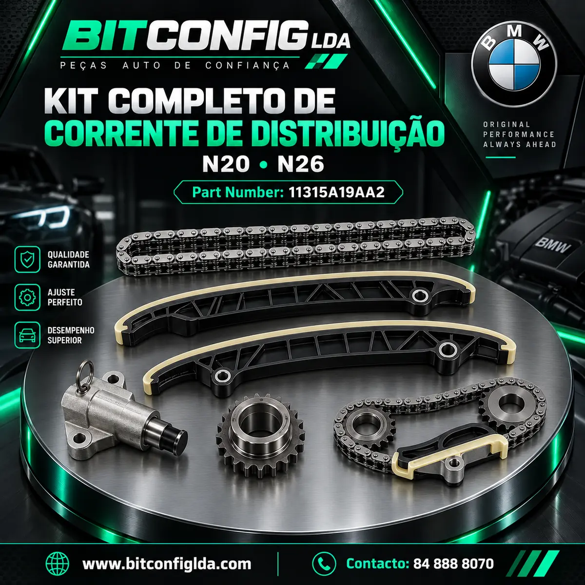 Timining Kit  Para N20, N26, N52, N54, N55 e S55