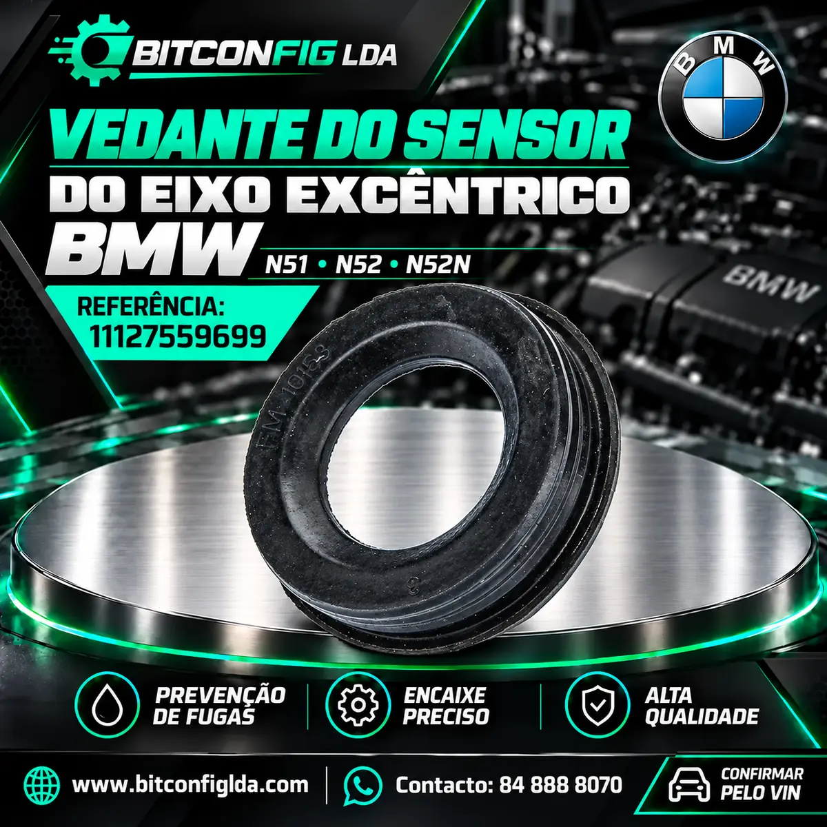 Vedante do sensor do eixo excêntrico Valvetronic,